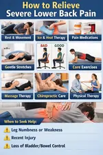 ગંભીર કમરના દુખાવામાં રાહત