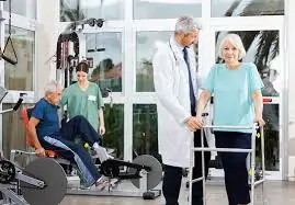 લકવા (Stroke) ના દર્દીઓને ફરીથી સ્વતંત્ર રીતે ચાલતા કરવા માટે ગેટ ટ્રેનિંગ (Gait Training).