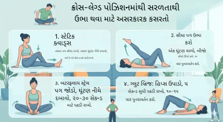 શું તમને જમીન પર પલાંઠી વાળીને બેઠા પછી ઊભા થવામાં તકલીફ પડે છે