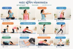 હળવી સ્ટ્રેચિંગ કસરતો