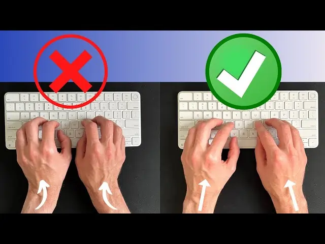 કીબોર્ડ પર ટાઈપ કરતી વખતે કાંડાને ન્યુટ્રલ (Neutral) પોઝિશનમાં કેવી રીતે રાખવું?