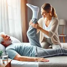 ૮૦ વર્ષથી વધુ ઉંમરના દર્દીઓ માટે પલંગ પર જ કરી શકાય તેવી પેસિવ મુવમેન્ટ્સ.