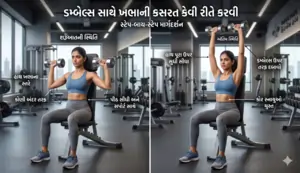ડમ્બેલ્સ સાથે ખભાની કસરત કેવી રીતે કરવી