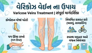 વેરિકોઝ વેઇન ના ઉપાય