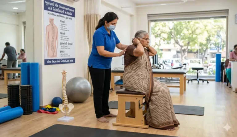 ખૂંધાવાળી પીઠ (Hunchback Posture) માટે ફિઝિયોથેરાપી માર્ગદર્શન