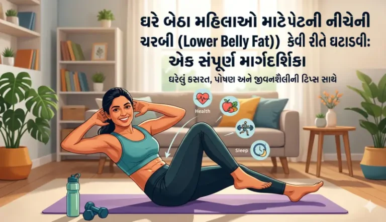 ઘરે બેઠા મહિલાઓ માટે પેટની નીચેની ચરબી (Lower Belly Fat) કેવી રીતે ઘટાડવી