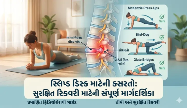 સ્લિપ્ડ ડિસ્ક માટેની કસરતો
