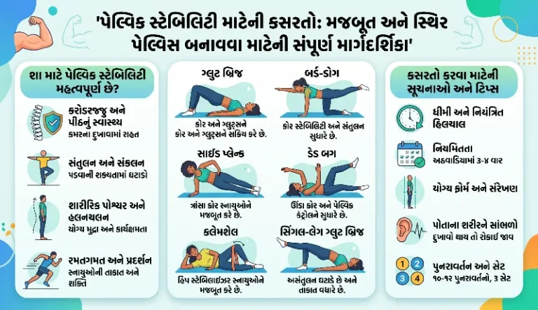 પેલ્વિક સ્ટેબિલિટી માટેની કસરતો