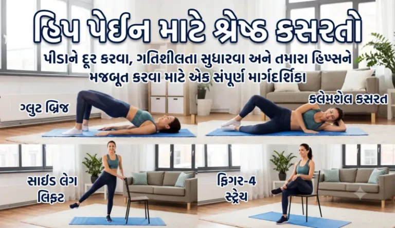 હિપ પેઇન માટે શ્રેષ્ઠ કસરતો