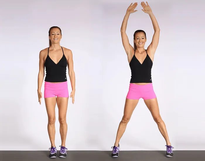 જમ્પિંગ જેક્સ (Jumping Jacks): વજન ઘટાડવા અને કાર્ડિયો સ્વાસ્થ્ય માટેની શ્રેષ્ઠ કસરત.