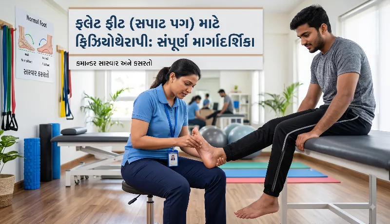ફ્લેટ ફીટ (સપાટ પગ) માટે ફિઝિયોથેરાપી