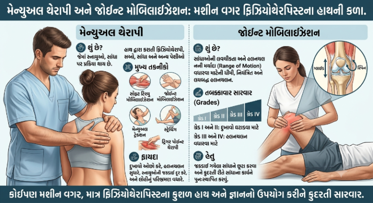 મેન્યુઅલ થેરાપી અને જોઈન્ટ મોબિલાઈઝેશનના ફાયદા