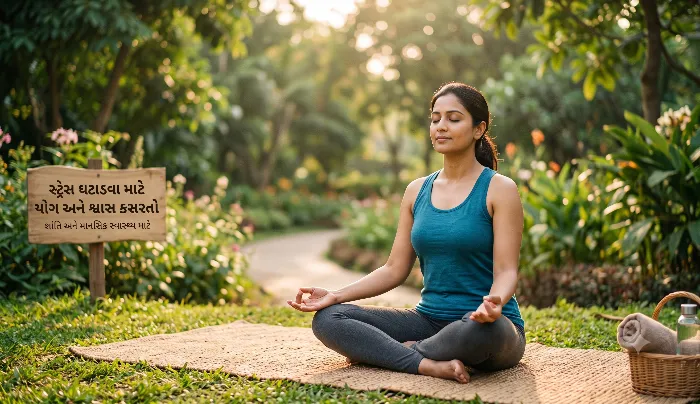 સ્ટ્રેસ ઘટાડવા માટે યોગ અને શ્વાસ કસરતો